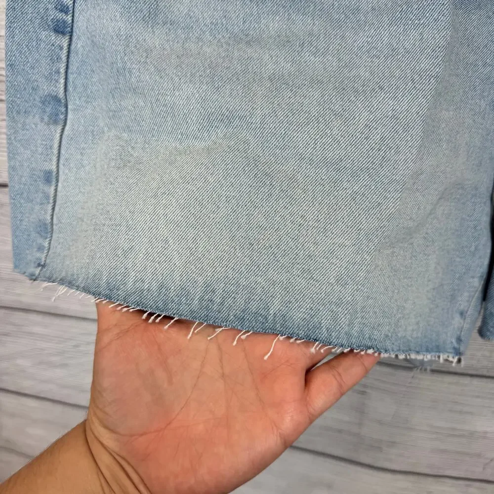 Universal Thread Plus Size Mid-Rise 90's Baggy Denim Shorts Size 18